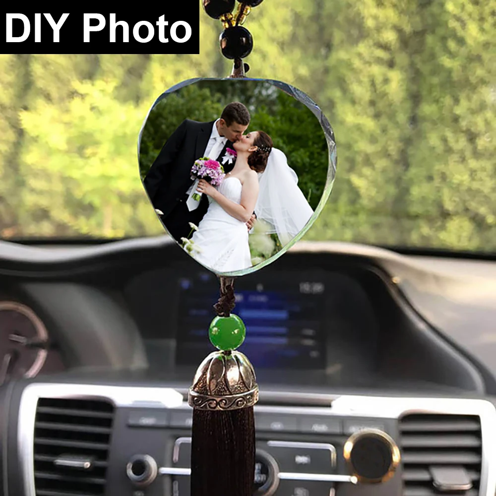Personalized Photo DIY Car Decoration Ornaments Customized Pictures