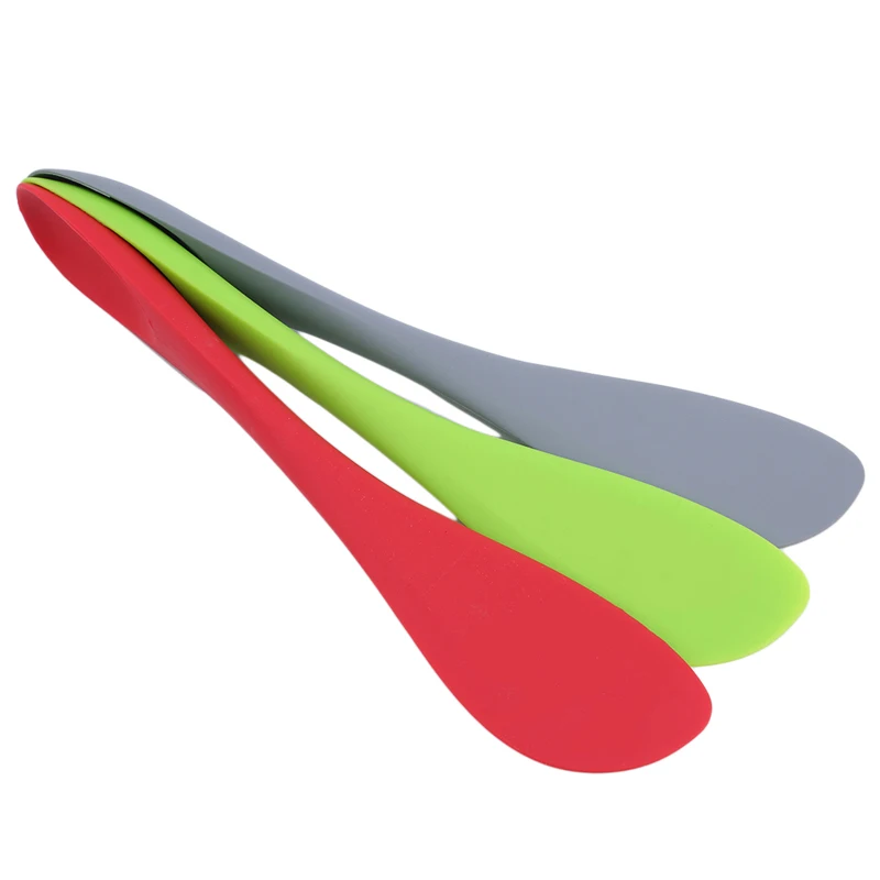  1PC Kitchenware Flexible Dual-Sided Silicone Spatula Spoon Scraper Butter Mixing Non Stick Kitchen 