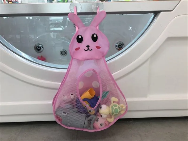 Baby Bathtub Bathing Water Toys Cartoon Mesh Storage Bag Bathroom Fun Bath Toys Organizer Bag for Children - Цвет: 4