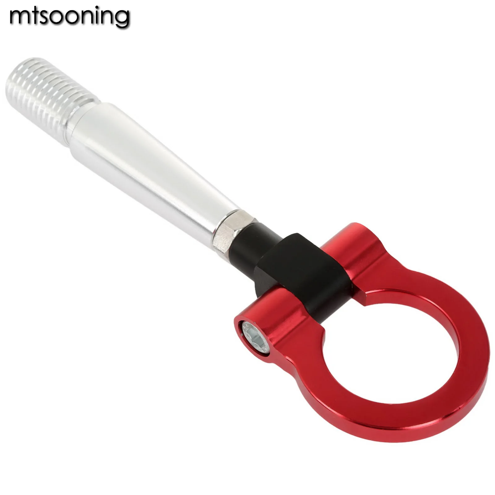 هوك السحب الأمامي الخلفي الأحمر سبائك الألومنيوم جديد لميتسوبيشي لانسر 2008-2011 البليت cnc تشكيله الألومنيوم هوك سحب القضبان