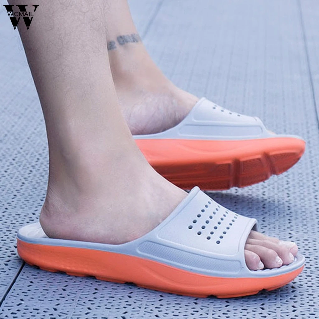 

Women Slipper Shower Pool Sandal Four Seasons Household Slippers Female Outdoor Or Bathroom Slippers Shoes Soft Bath Slides