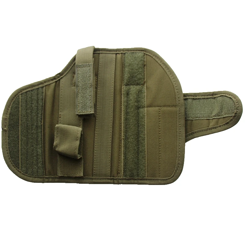 Molle Vest тактический пистолет кобура Скрытая кобура пистолет сумка для переноски Регулируемый правый твердый пистолет кобура Сумка подходит PKK. И так далее