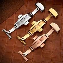 Easy Open Watch Clasp Buckle Watchbands Accessories Replacement Silver Gold Rose Gold Stainless Steel 12mm 14mm 16mm 18mm 20mm Easy Open Watch Clasp Buckle Watchbands Accessories Replacement Silver Gold Rose Gold Stainless Steel 12mm 14mm 16mm 18mm 20mm