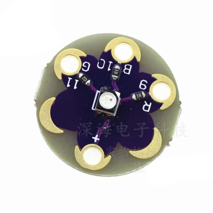 

LilyPad TriColor LED RGB tri-color led light panel sensor indicator board
