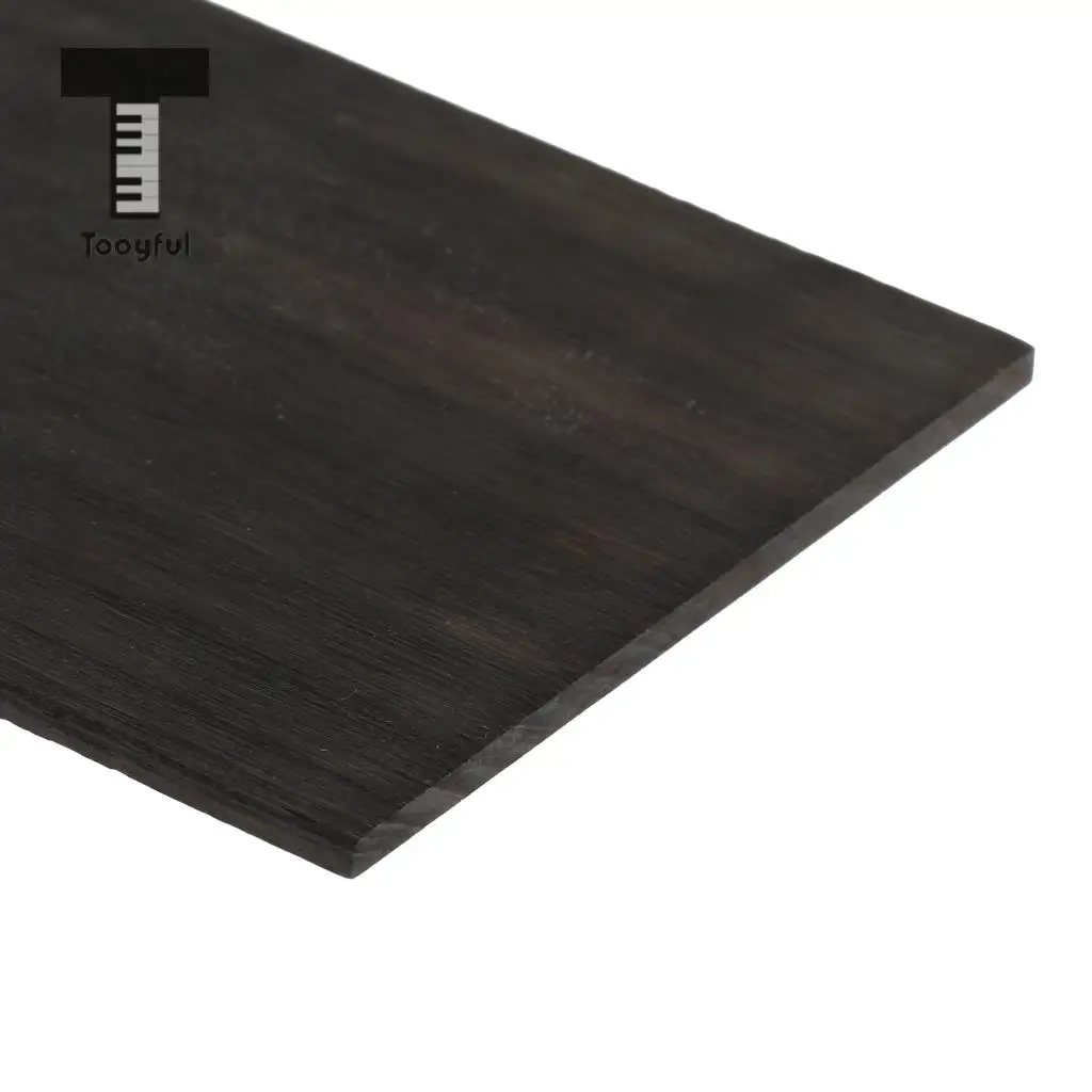 Guitar Wood Headplate Veneer Headstock for Luthier Parts Accessories Black