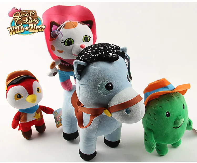 Cali Sheriff's Wild West Pike Pony Sheriff Cat Duo Plush Toy Figurine |