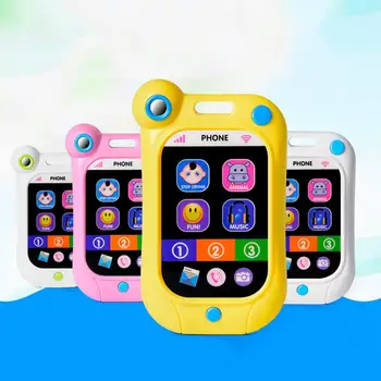 

Bluelans Colorful 1pc 13*7.5*2cm Toy Phone Baby Early Learning Simulation Touch Screen Smart Phone Cellphone Kids Toys