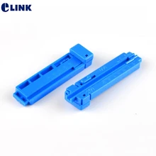 10 шт. 2 в 1 экономичная фиксированная Длина Направляющая волоконно-оптический кабель для зачистки оптического волокна направляющая для резки ftth инструмент