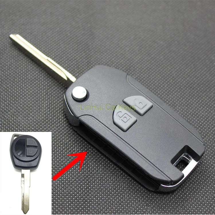 

PINECONE for SUZUKI GRAGE GRAND VITARA ALTO IGINS VAUXHALL AGILA Key Case 2 Buttons HU133R Blade Modified Remote Key Shell 1Pc