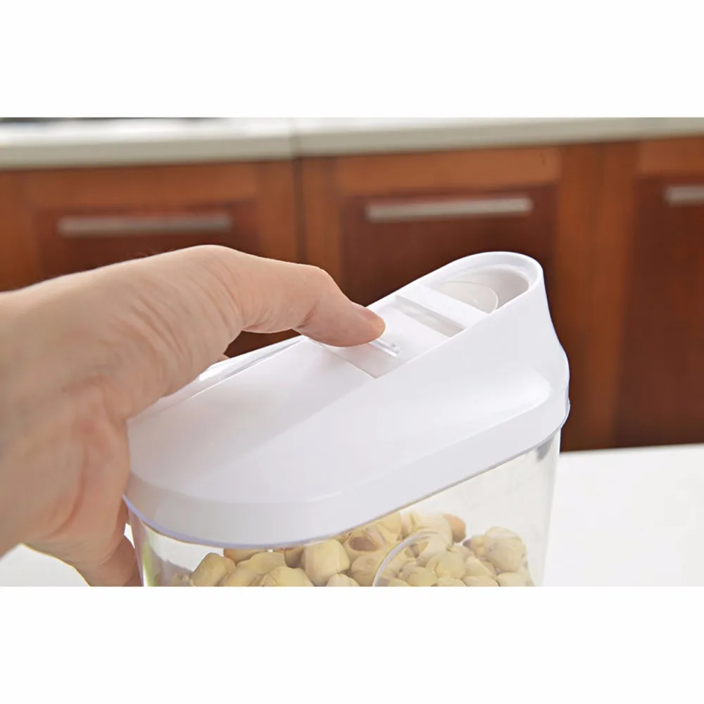 5 шт. прозрачные акриловые пластиковые банки для хранения пищевых продуктов