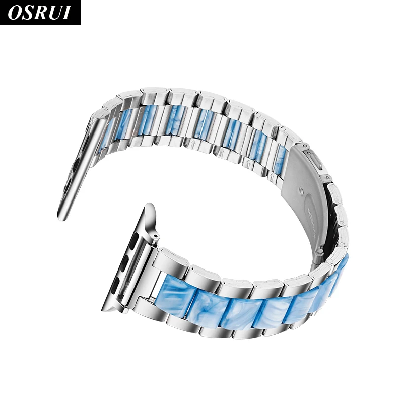 

Strap for Apple watch band correa iwatch 42mm 38mm 44mm 40mm 3 2 1 Stainless steel link bracelet wrist Apple watch 4 Accessories