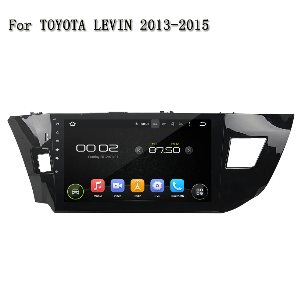 10.1" Car Dvd Player For Toyota LEVIN 2013 2015 Remain Original Car