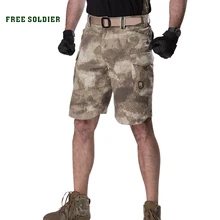 FREE SOLDIER outdoor sports tactical military men 's summer cargo shorts hiking short pant for climbing fishing