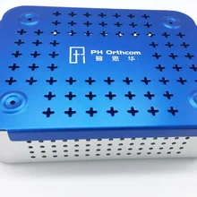 Пустая стерилизационная емкость контейнер для инструментов автоклавируемый контейнер OEM