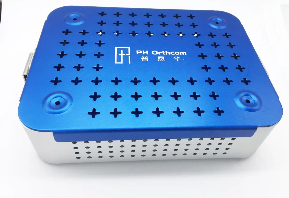 

Empty Sterilization Box Instruments Container Autoclavable Box OEM