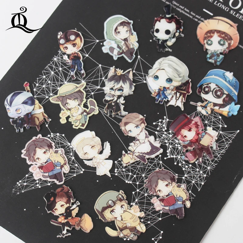 

Identity V 1PCS Painting cartoon mix skeleton for Clothing Acrylic Badges Kawaii Icons on The Backpack Pin Brooch Badge Z63