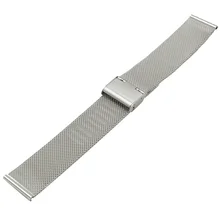 Fashion Stainless Steel 18mm 20mm 22mm 24mm Wrist Watch Milanese Band Strap Samsung Watch Band for huawei watch 1 smart watch 18mm milanese stainless steel band strap men s bracelet with classic buckle i69