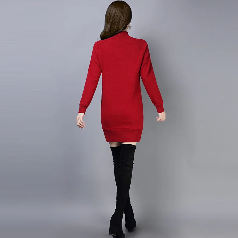 XXL Plus Size Korean Style Women Sweaters and Pullovers Fleece Thick Warm Long Sleeve Turtleneck Solid Slim Elastic Women Tops XXL Plus Size Korean Style Women Sweaters and Pullovers Fleece Thick Warm Long Sleeve Turtleneck Solid Slim Elastic Women Tops