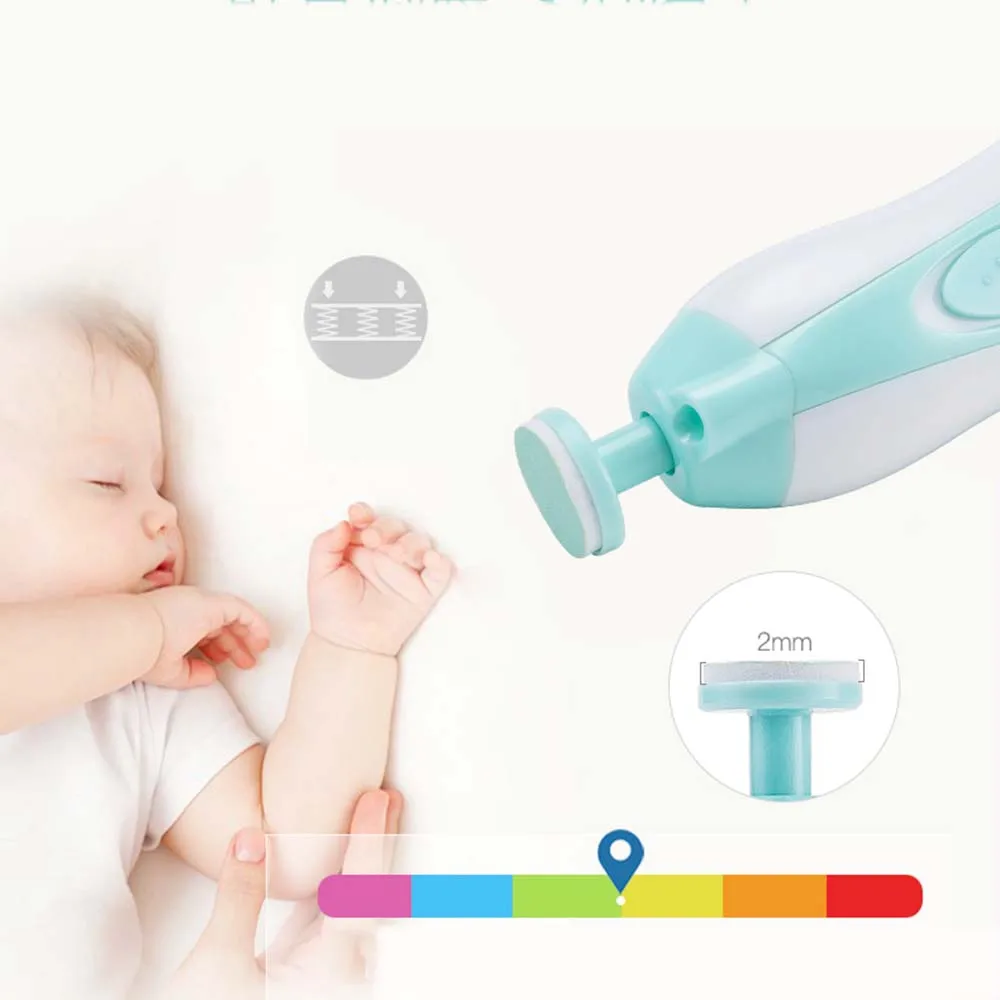 

Portable Nail Care Baby Trimmers Kids Electric Infant Newborns Toddlers Fingernails Manicure Toenail Pedicure Device