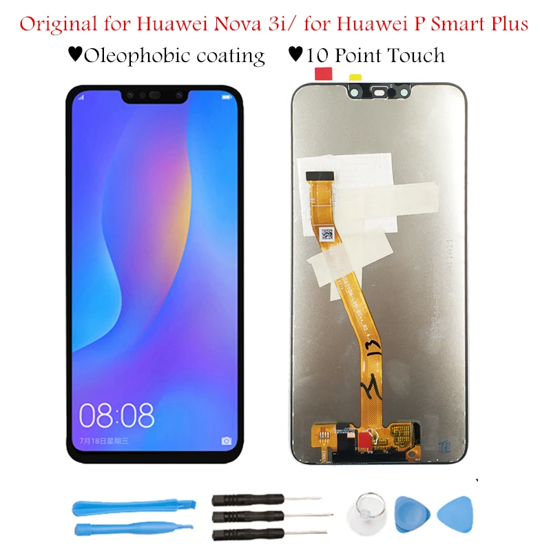 

6.3" Original for Huawei Nova 3i LCD Display Touch Screen Digitizer Assembly LCD Display for Huawei P Smart Plus Repair Parts