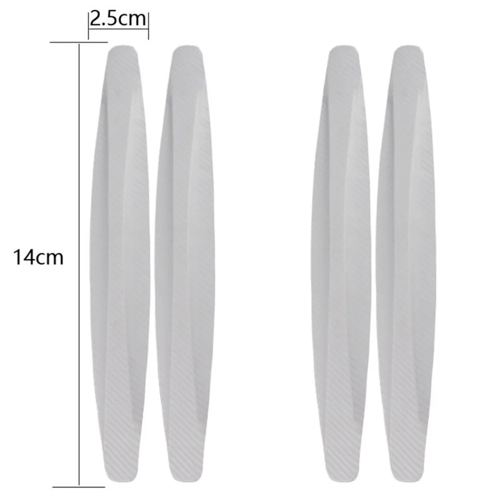 2/4 шт. 40x5 см пусковая площадка бампера автомобиля ограждающий угол анти-полоски от царапин Стикеры резиновая защита корпуса протектор молдинги Подзор подбородка