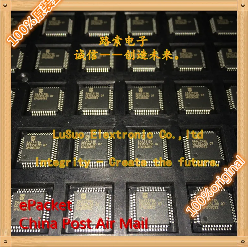 SAA7113H SAA7113 QFP 9 бит ввода видео процессор|processor| |