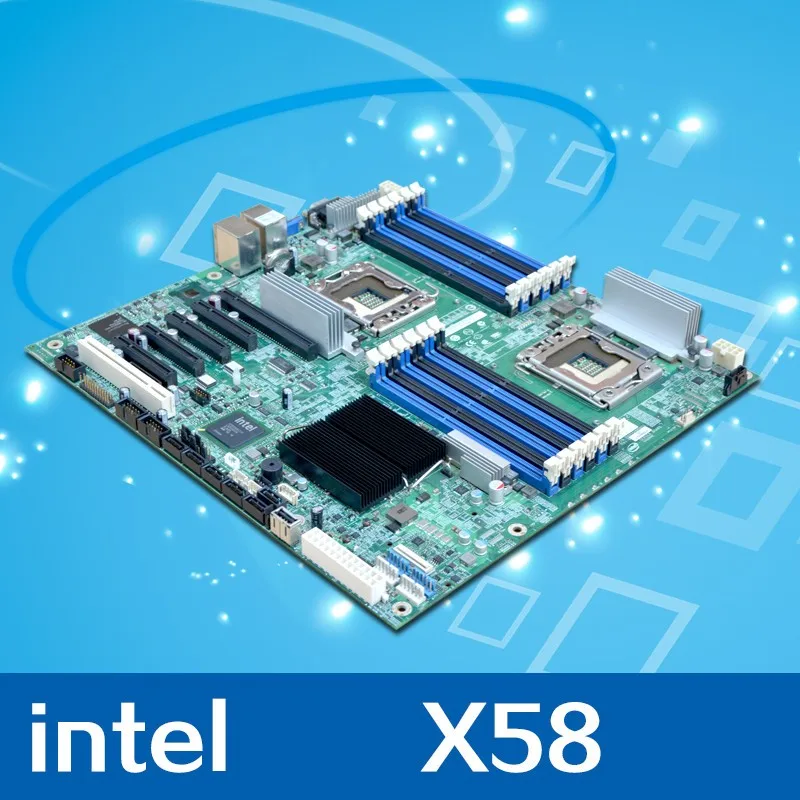 Оригинальная 5520 материнская плата для Intel s5520hc Dual X5650 1366 для открытия двухсторонней серверной платы