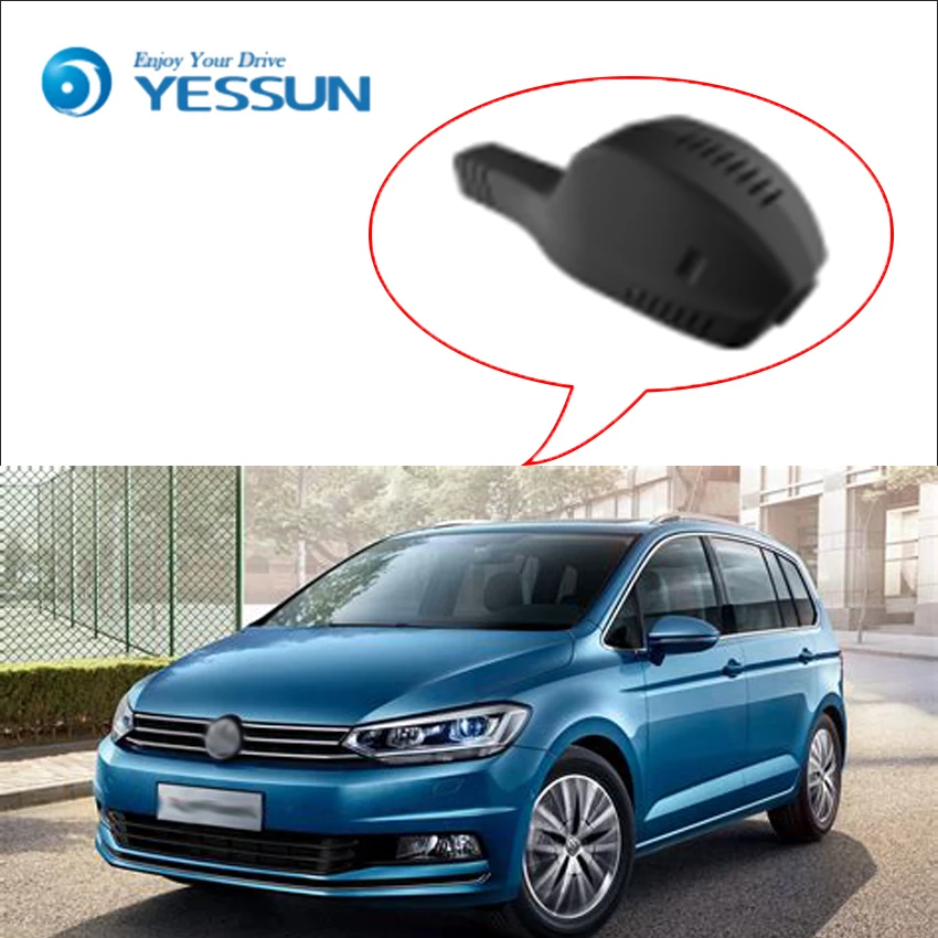 YESSUN для Volkswagen Touran L Автомобильный видеорегистратор вождения фронтальная камера HD