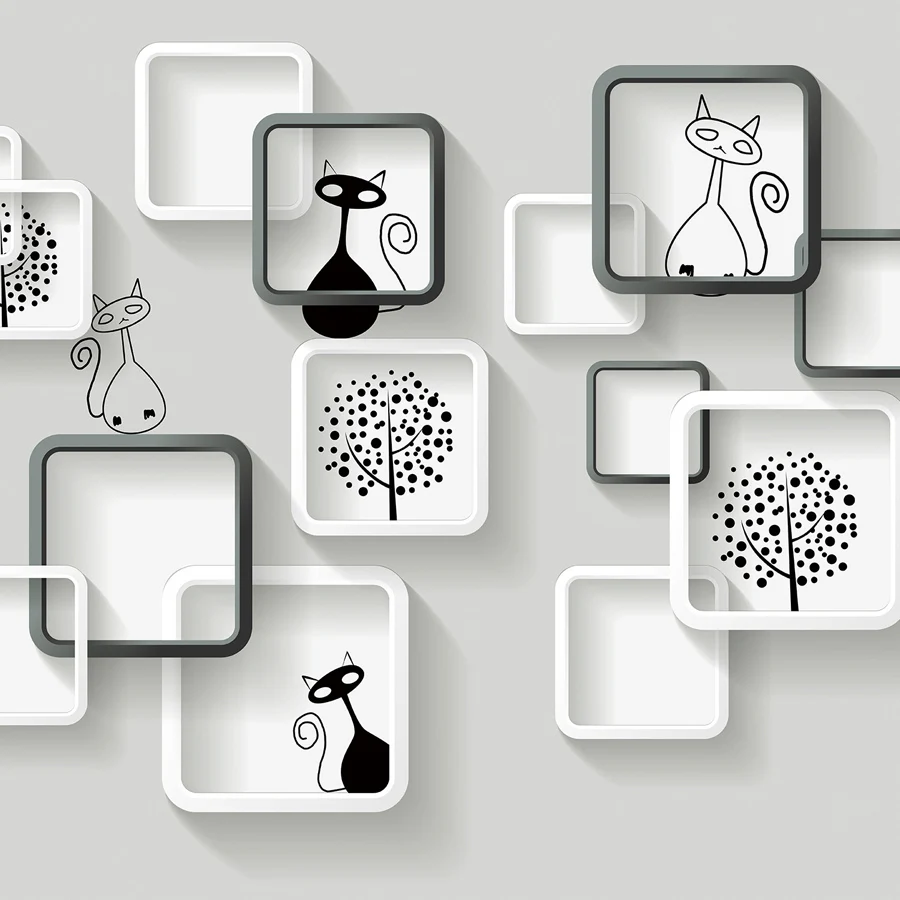 Shinehome Black White Cartoon Car Frames Photo Wallpaper 3d For Kids Room Roll Livingroom Background Murals Rolls Wall Paper Photo Wallpaper 3d Photo Wallpaperwallpaper 3d Aliexpress