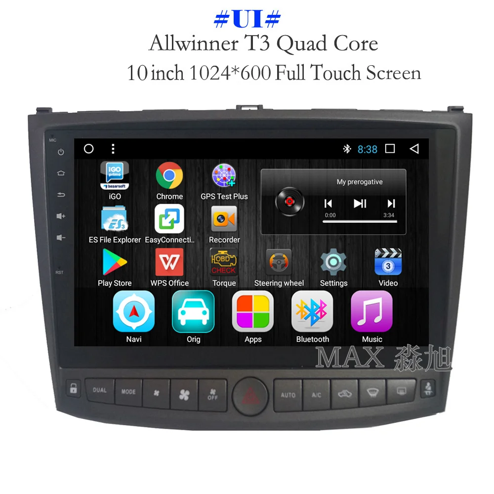 Perfect MAX Android 8.1 GPS Navigation Car DVD Player for Lexus IS250 2006-2011 1024*600 Car Radio RDS Bluetooth 4G WiFi SWC Free Map 3 Perfect MAX Android 8.1 GPS Navigation Car DVD Player for Lexus IS250 2006-2011 1024*600 Car Radio RDS Bluetooth 4G WiFi SWC Free Map 3