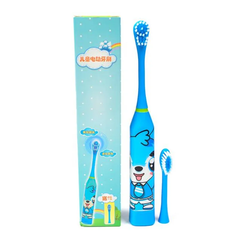 Protable Children Electric Toothbrush 2PCS Replaceable Head Acoustic Wave Electric Brush Cartoon Soft Hair Kids Tooth Brush Protable Children Electric Toothbrush 2PCS Replaceable Head Acoustic Wave Electric Brush Cartoon Soft Hair Kids Tooth Brush