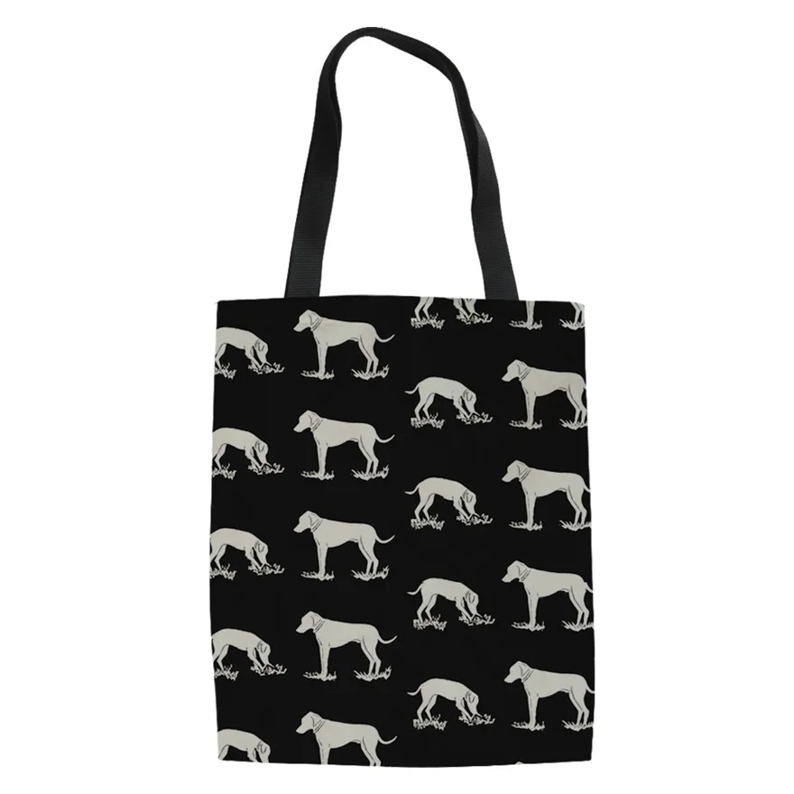 THIKIN милые для женщин Rhodesan Ridgeback печати Холст Tote сумки для подростков книга Сумка женская складные сумки для покупок Recycle мешок - Цвет: YQ3409Z22