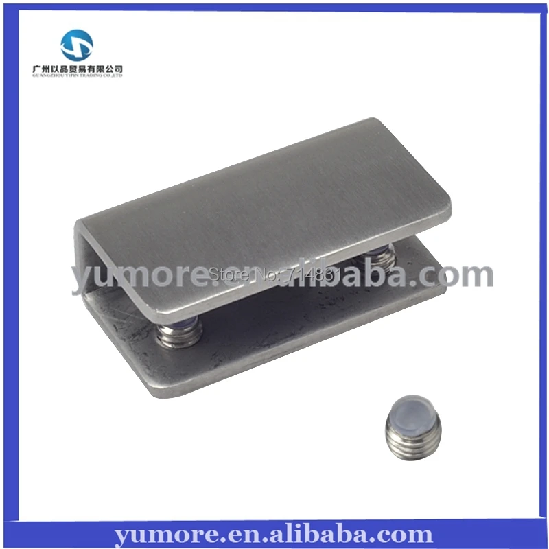 304 Stainless steel glass clamp Panel clip 10 12 mm glass Furniture