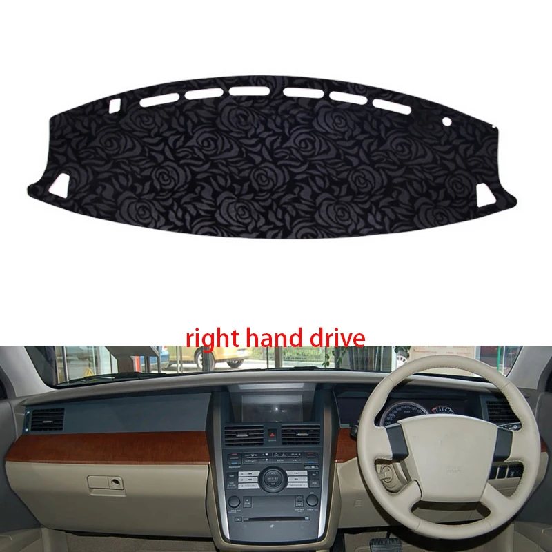 Узор в виде розы для Nissan Teana J31 2003 2004 2005 2006 2007 крышка наклейки для автомобиля декоративные аксессуары для автомобиля, автомобильный интерьер наклейки
