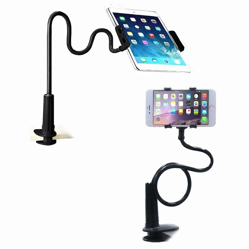 Portefeuille Gooseneck Flexible Long Arm Lazy Bracket Phone Holder Cellphone Stand Clip For iPad mini Tablet 360 Degree Rotating (7)