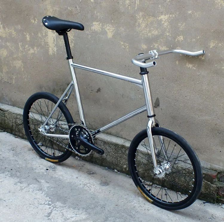 wheel 20 inches fixed Gear bike Track Single speed Bike fixie bike vintage sliver bicycle frame