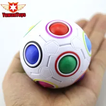 Распродажа! сферические игрушки Magic Cube новинки в категории игрушки Футбол головоломка Радуга обучающие и развивающие йойс для детей и взрослых