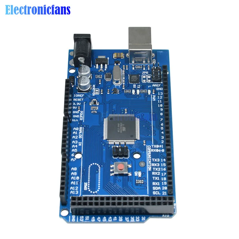 5В Замена ATMega8U2 модуль MEGA2560 MEGA 2560 R3 ATMEGA16U2 ATMEGA2560 16AU плата с USB кабелем|Интегральные