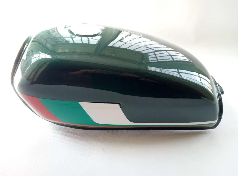 

Green Color Big Size JH70 8L/2.1GAL JIALING Gas Petrol Motorcycle Fuel Tank