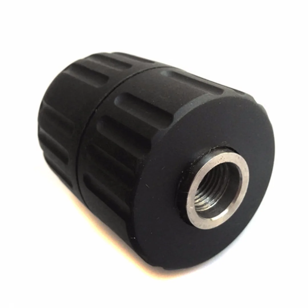 1pc Black 13mm 1/2" x 20 UNF Mount Keyless Drill Chuck Adapter For Rotary Impact Power Drills Cordless Drill Drivers Mayitr