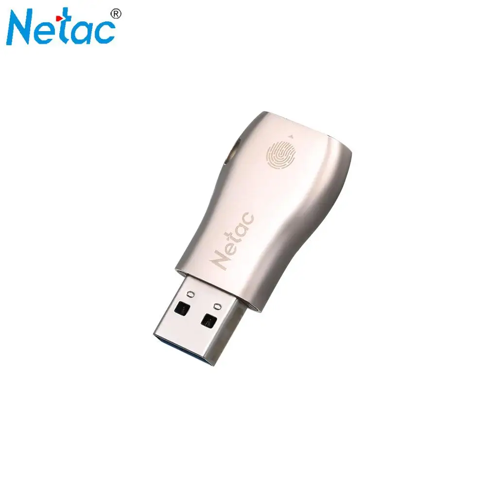 Netac U628 USB3.0 флеш-накопитель 32 Гб 64 Гб Высокое Скорость memory stick Портативный флеш-накопитель отпечатков пальцев Шифрование USB флэш-накопитель