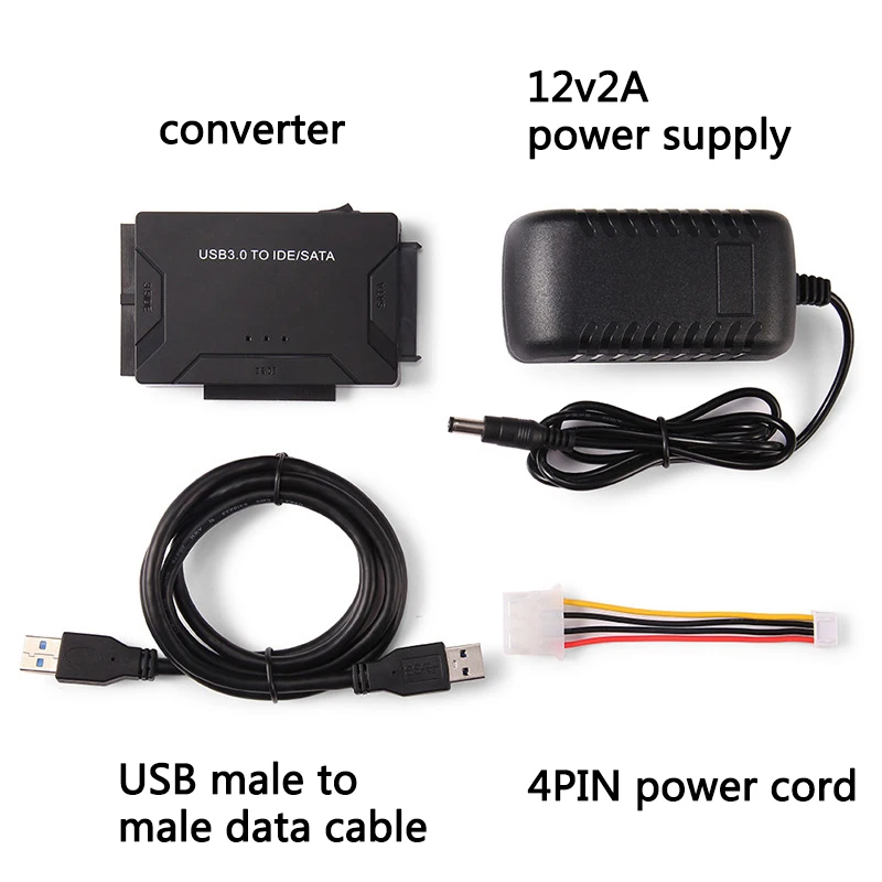 USB3.0 to SATA / IDE External Hard Disk Drives Converter SATA Combo USB IDE SATA Adapter for 2.5/3.5 inch Optical Drive HDD SSD