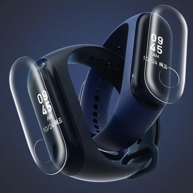 

5pcs Screen Protector Film For Original Xiaomi Mi Band 3 HD Ultra Thin Anti-scratch Full Cover Film Soft film Not Tempered Glass