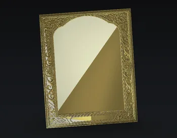 

CNC Router relief frame model 3D model artcam type3 cnc engraving STL format E85