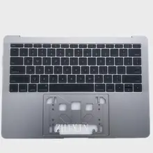 Yourui ноутбук A1708 верхней крышке устройство с клавиатурой US для MacBook Pro retina 1" A1708 Topcase Упор для рук Серебряный