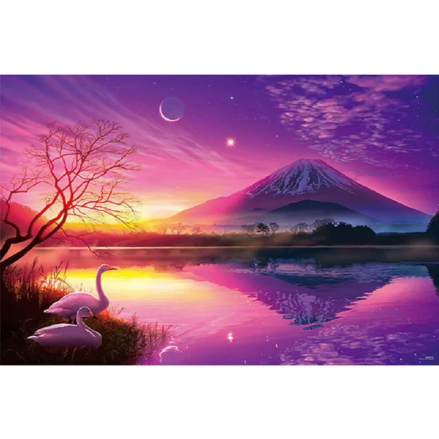 Полный Круглый пейзаж алмаз Краски ing вышивка Peinture Diamant Schilderen DIY Volledig с алмазная