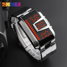 SKMEI Stainless Steel Digital Watches Men Fashion Sport Watch Waterproof Calendar Wristwatch Relogio Masculino Top Brand relogio SKMEI Stainless Steel Digital Watches Men Fashion Sport Watch Waterproof Calendar Wristwatch Relogio Masculino Top Brand relogio
