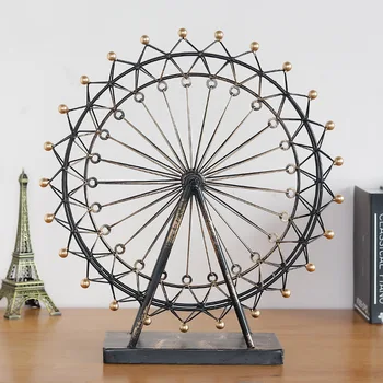 

Home decoration accessories antique ferris wheel swing piece creative desk furnishings exquisite gift