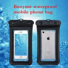 JDENKE телефон водонепроницаемый плавательный мешок плавающий сенсорный экран Спорт на открытом воздухе прозрачный водонепроницаемый мешок модели от 5,2 до 6,0 дюймов