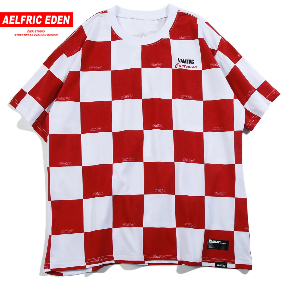 

Aelfric Eden Square Color Block Fashion Harem T-shirts Men 2019 Summer Cotton Casual Streetwear Fashion Short Sleeve Tees Shirts